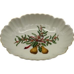 Vtg RH Macy's QUEENSBERRY Candy Relish Dish Small Bowl Royal Gallery Japan Pears
